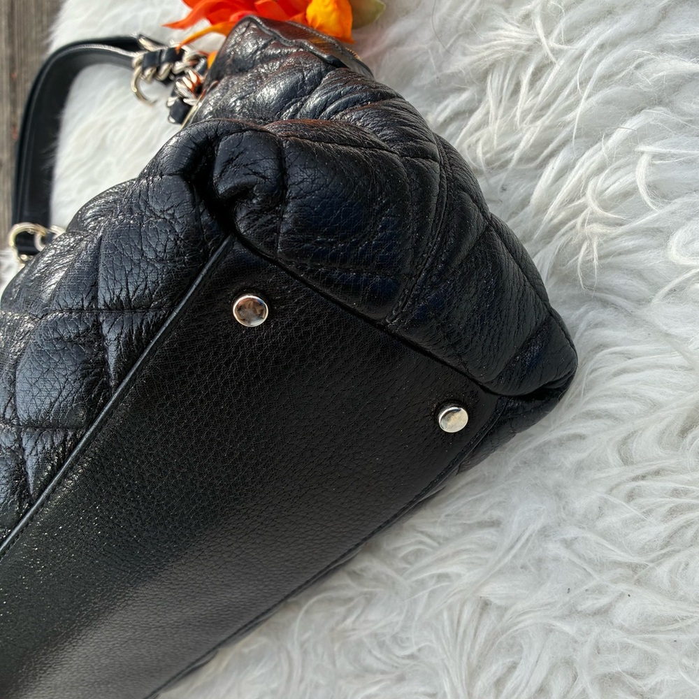 GORGEOUS KATE SPADE QUILTED leather LARGE black bag - Picture 10 of 11
